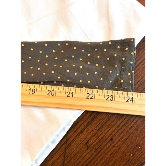Boden Womens Long Sleeve Olive Green Polka Dot Top Size S EUC Stylish & Comfy - Picture 5 of 11